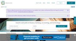 Desktop Screenshot of efinancialcareers-canada.com